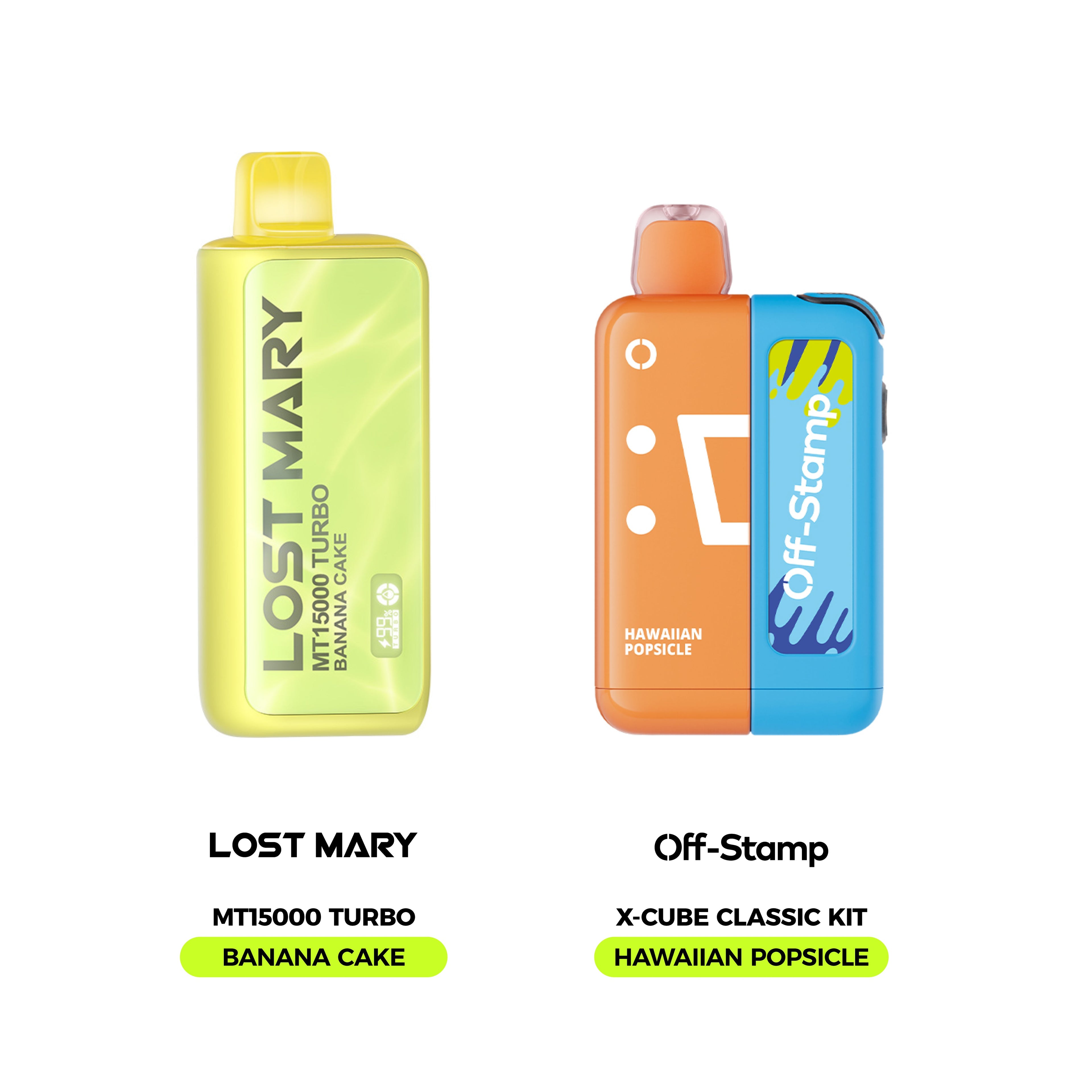 Limited Flavor Fusion – LOST MARY MT15000 Turbo × Off Stamp X-Cube Classic Kit