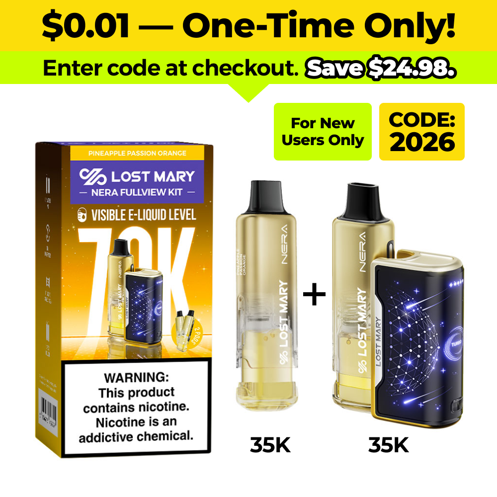 【🔥New Arrival】LOST MARY NERA FULLVIEW 70K - 1 Kit+1 Pod