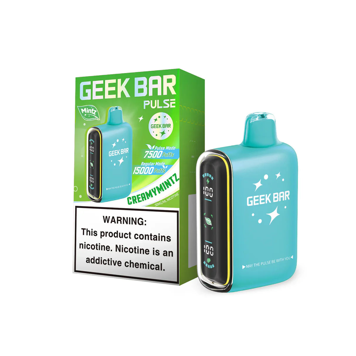 Geek Bar PULSE 15K Mintz Edition Disposable Device - 15000 Puffs