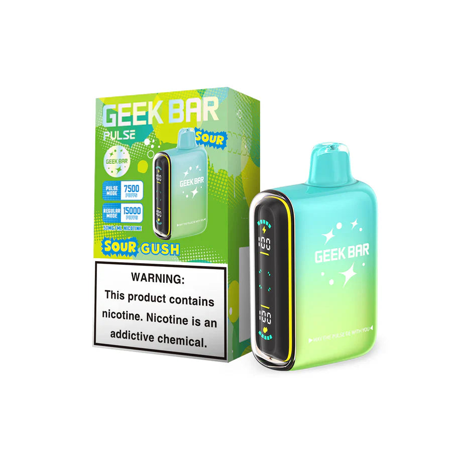 Geek Bar Pulse 15K Sour Edition Disposable Device – 15000 Puffs