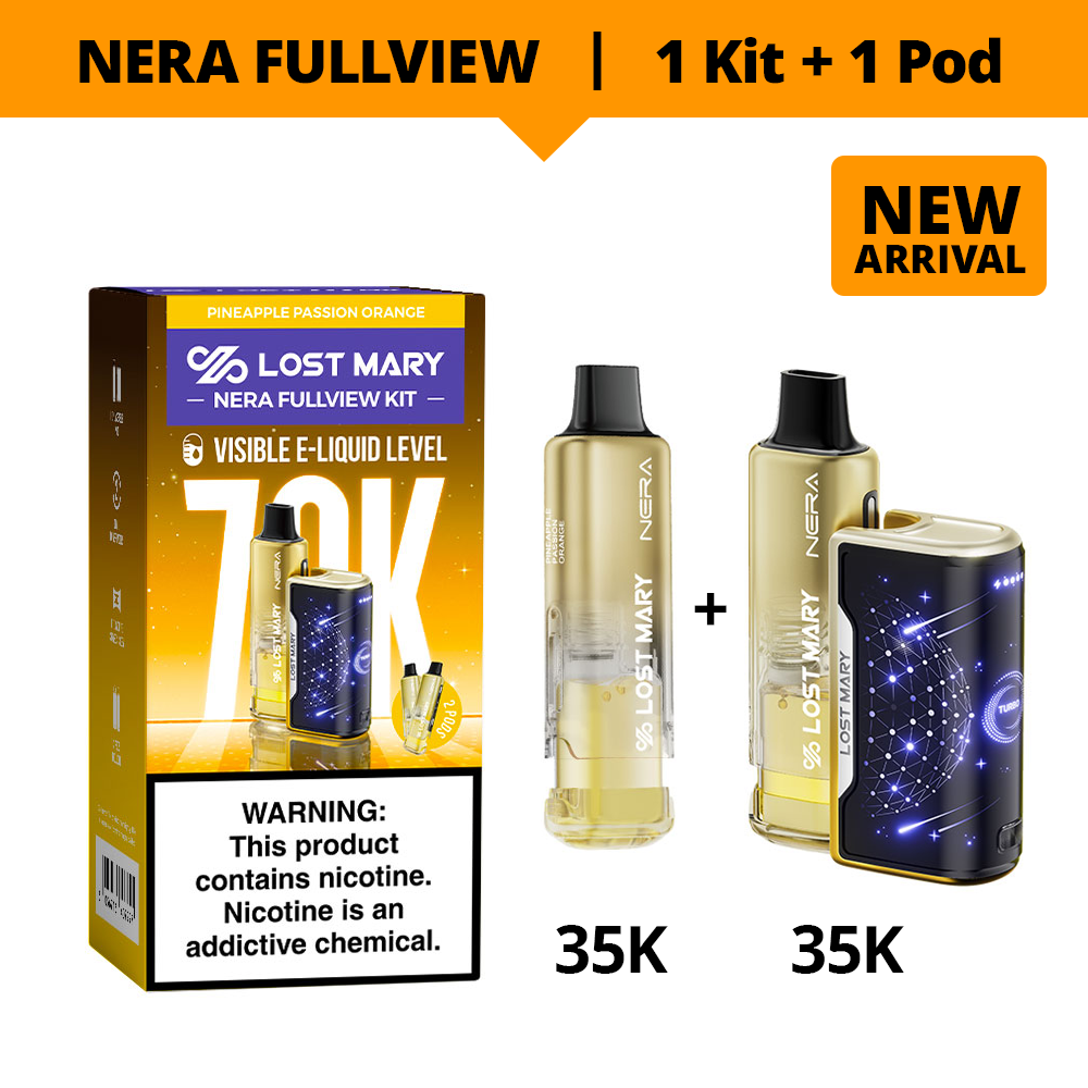【🔥New Arrival🔥】LOST MARY NERA FULLVIEW 70K - 1 Kit+1 Pod